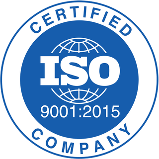 ISO 9001:2015 certification mark